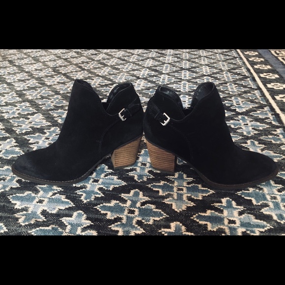 Sam Edelman black suede/leather bootie - Picture 5 of 6